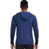 imageNELEUS Mens Workout Long Sleeve Running Shirts Mesh Fishing Hiking TShirtsHoodedHooded BlackGreyNavy Blue 3 Pack