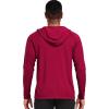 imageNELEUS Mens Workout Long Sleeve Running Shirts Mesh Fishing Hiking TShirtsHoodedHooded BlackGreyRed 3 Pack