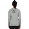 imageNELEUS Womens Sun Protection Running Shirts Workout Athletic Shirts with Hoods2651 BlackGreyNavy Blue 3 Pack