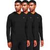 Hooded: Black/Black/Black 3 Pack