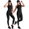 imageNELEUS Womens Racerback Yoga Workout Tank Top011 4 Packblack
