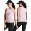 imageNELEUS Womens Racerback Yoga Workout Tank Top011 4 PackblackGreenPurplePink