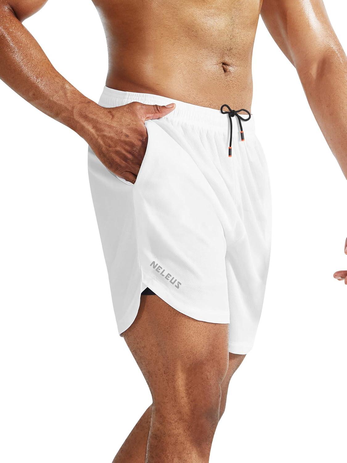 imageNELEUS mens Soft6070 BlackGreyWhite 3 Pack