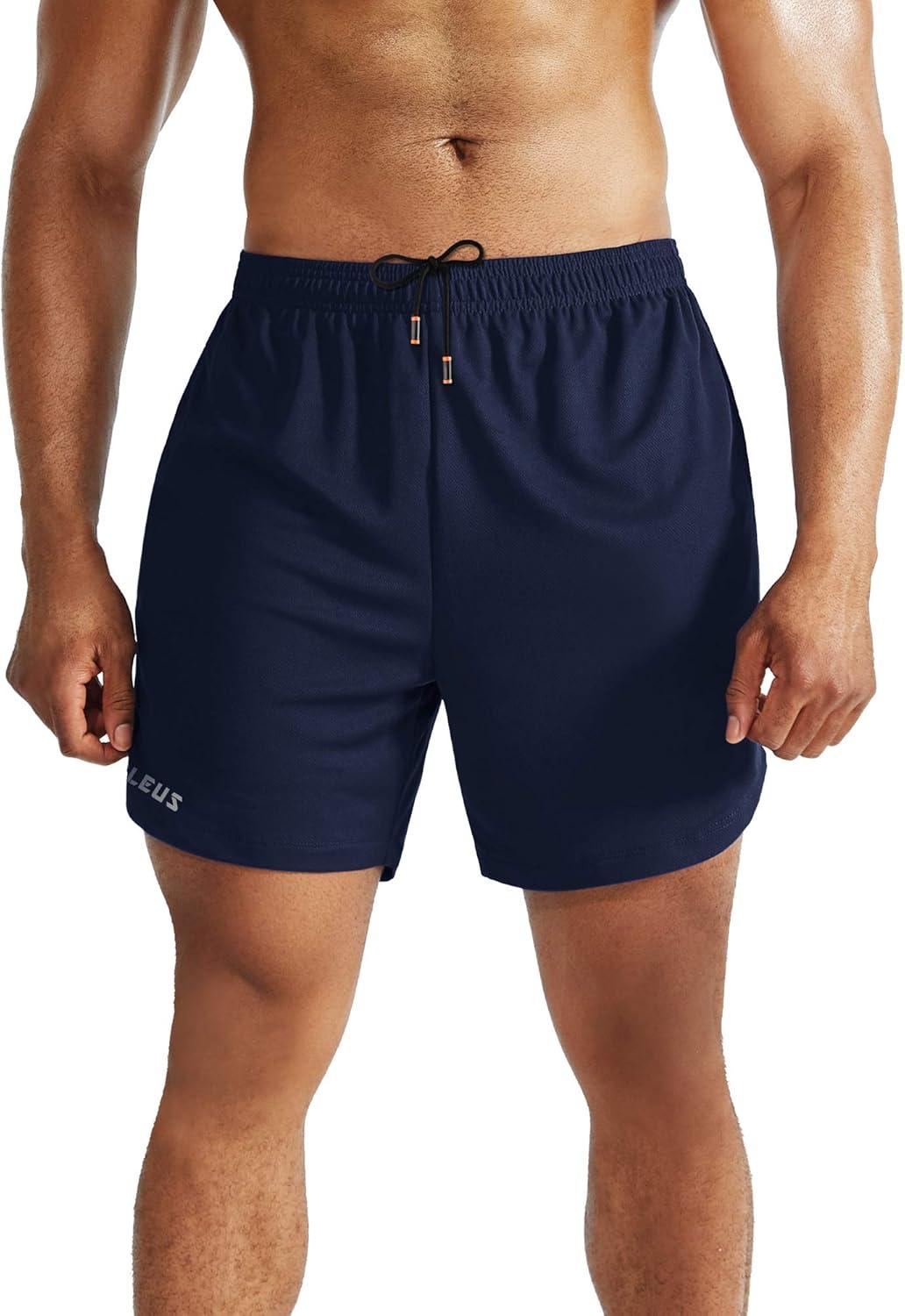 imageNELEUS mens Soft6070 BlackNavy Blue 2 Pack