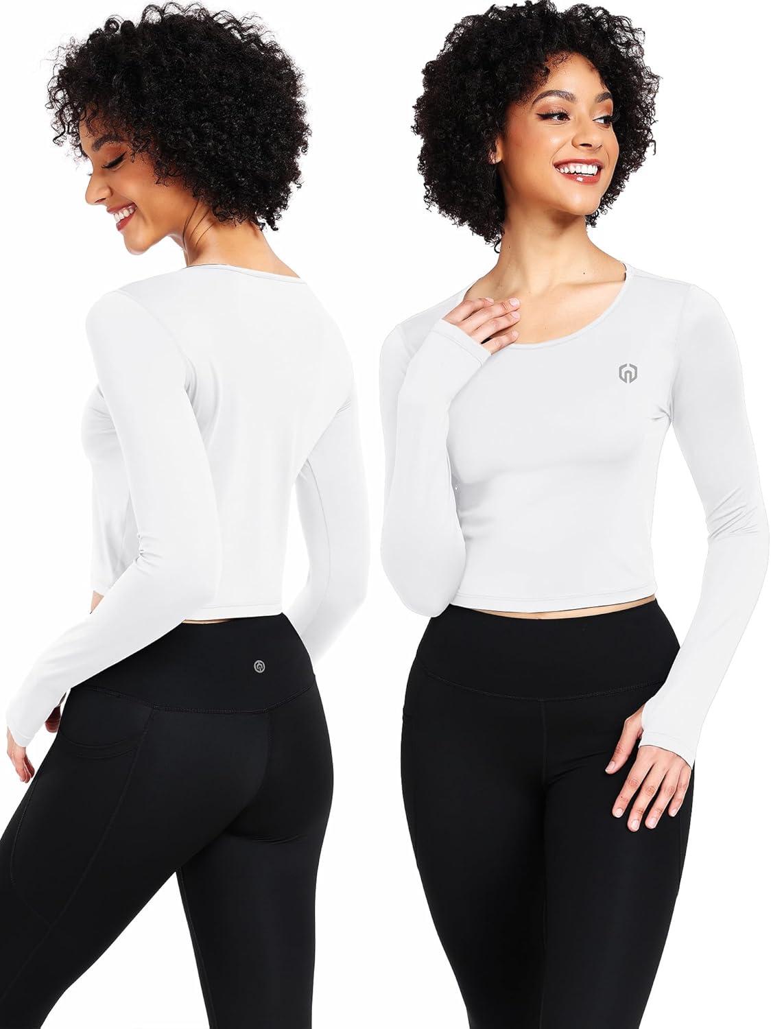 imageNELEUS womens Soft208 Black 2pcs  White 2pcs