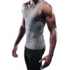 imageNELEUS Mens 3 Pack Dry Fit Compression Tank Top01 3 Packblack grey white