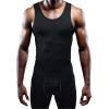 imageNELEUS Mens 3 Pack Dry Fit Compression Tank Top01 3 Packnavy Blue grey black
