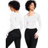 imageNELEUS womens Soft208 Black 2pcs  White 2pcs