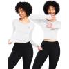 imageNELEUS womens Soft208 Black 2pcs  White 2pcs