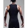 imageNELEUS Mens 3 Pack Athletic Compression Under Base Layer Sport Tank Top802 3 PackblackBlackBlack