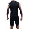 imageNELEUS Mens 3 Pack Athletic Compression Under Base Layer Sport Tank Top803 BlackGreyWhite 3 Pack