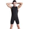 imageNELEUS Mens 3 Pack Athletic Compression Under Base Layer Sport Tank Top803 BlackGreyWhite 3 Pack