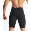 imageNELEUS Mens 3 Pack Running Compression Shorts with Pockets6063 BlackGreyRed 3 Pack