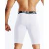 imageNELEUS Mens 3 Pack Running Compression Shorts with Pockets6063 BlackGreyWhite 3 Pack