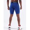 imageNELEUS Mens 3 Pack Running Compression Shorts with Pockets6081 BlackBlueWhite 3 Pack