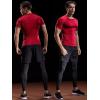 imageNELEUS Mens 3 Pack Athletic Compression Base Layer Workout Shirt5022 BlackGreyBlue