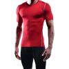 imageNELEUS Mens Dry Fit Athletic Running Shirt5003 Black grey red 3 Pack