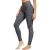 imageNELEUS High Waist Running Workout Leggings for Yoga with Pockets9033 Yoga Pant 2 Pack Black black