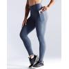 imageNELEUS Womens High Waist Running Workout Leggings for Yoga with Pockets9069 BlackGreyNavy Blue 3 Pack