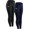 9017 Yoga Pant 2 Pack:black navy Blue