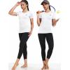 imageNELEUS Womens 3 Pack Athletic Running Shirt Workout Compression Shirts8017 BlackGreyWhite