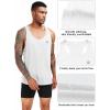 imageNELEUS Mens 3 Pack Running Tank Top Dry Fit YBack Athletic Workout Tank Tops6 PackBlack2pcs grey2pcs white2pcs