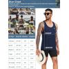 imageNELEUS Mens 3 Pack Running Tank Top Dry Fit YBack Athletic Workout Tank Tops6 PackBlack2pcs navy2pcs olive Green2pcs