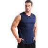 image:imageNELEUS Mens 3 Pack Dry Fit YBack Muscle Tank Workout Gym ShirtVneck BlackGreyNavy Blue  3 Pack
