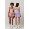 imageQINSEN Womens Square Neck Sleeveless Romper Jumpsuit Casual Summer One Piece Outfit with PocketBaby Pink
