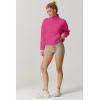 imageQINSEN Women Half Zip Fleece Sweatshirt Mock Neck Long Sleeve Winter Cozy Sherpa Pullover Sweater TopsCabaret