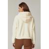 imageQINSEN Womens Full Zipper Hoodies Fleece Lined Collar Pullover Cozy Long Sleeve SweatshirtsBeige