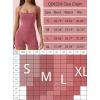 imageQINSEN Womens Strappy Square Neck Tank Top Tummy Control Bodycon Stretch Shorts Jumpsuit OutfitsRoseo