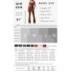 imageQINSEN Flare Jumpsuits for Women Spaghetti Straps Scoop Neck Bodycon Full Length Casual Unitard PlaysuitBrown