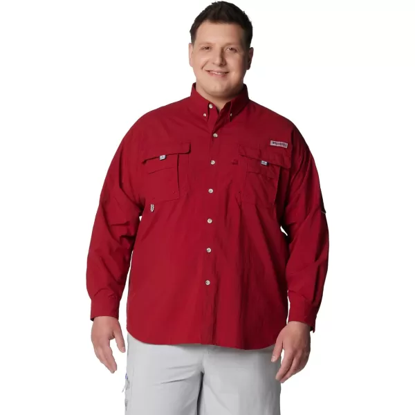 Columbia Mens Bahama II Long Sleeve Shirt2024 Beet