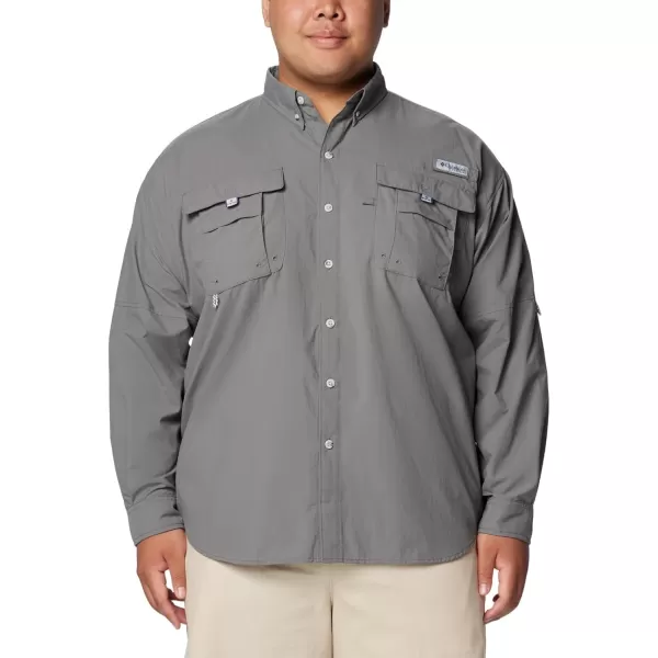 Columbia Mens Bahama II Long Sleeve Shirt2024 City Grey