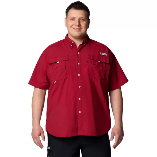 Columbia Mens Bahama II Short Sleeve Shirt2024 Beet