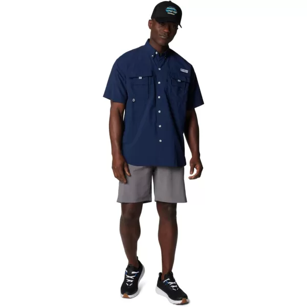 Columbia Mens Bahama II Short Sleeve Shirt2024 Collegiate Navy