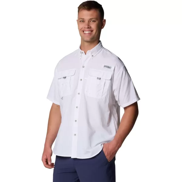 Columbia Mens Bahama II Short Sleeve Shirt2024 White