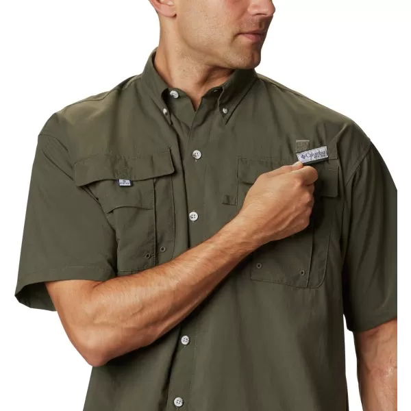 Columbia Mens Bahama II Short Sleeve ShirtAlpine Tundra