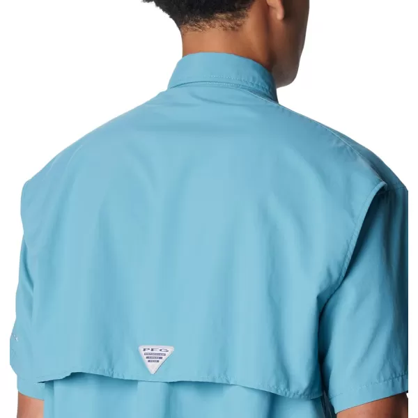 Columbia Mens Bahama II Short Sleeve ShirtCanyon Blue