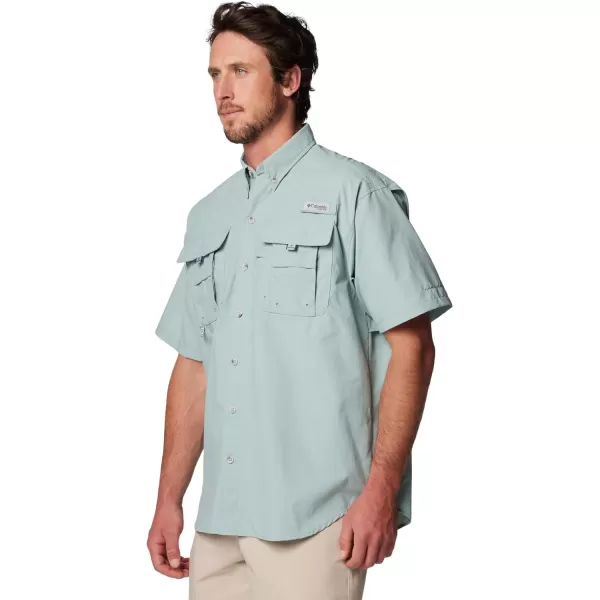 Columbia Mens Bahama II Short Sleeve ShirtCrushed Blue