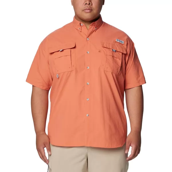 Columbia Mens Bahama II Short Sleeve ShirtFaded Peach