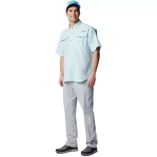 Columbia Mens Bahama II Short Sleeve ShirtIcy Morn