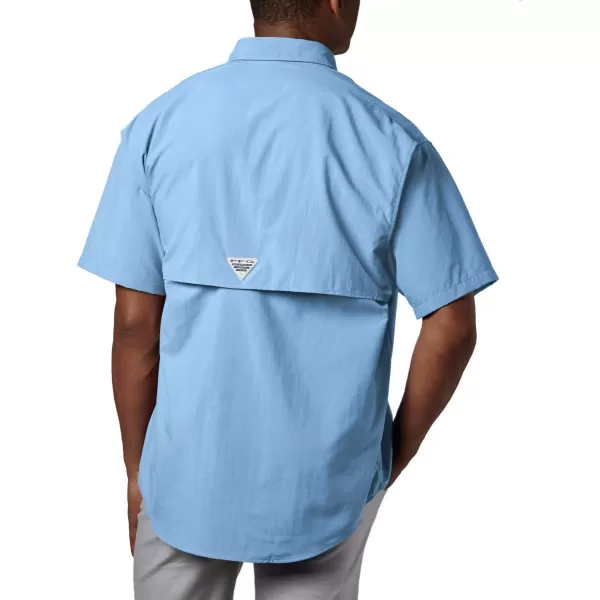 Columbia Mens Bahama II Short Sleeve ShirtLight Blue