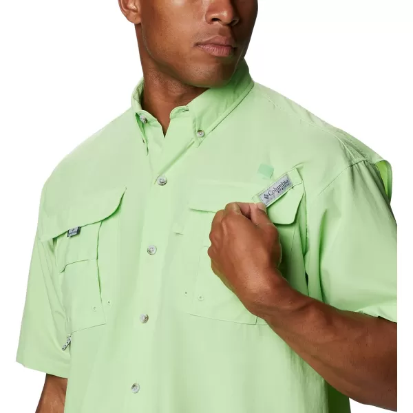 Columbia Mens Bahama II Short Sleeve ShirtLime Glow