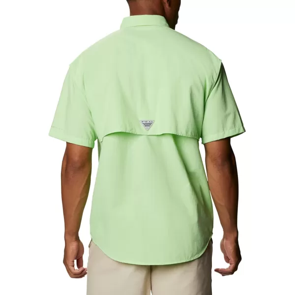 Columbia Mens Bahama II Short Sleeve ShirtLime Glow