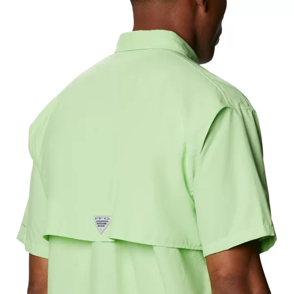 Columbia Mens Bahama II Short Sleeve ShirtLime Glow