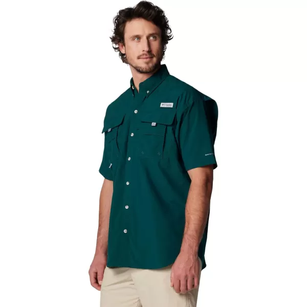 Columbia Mens Bahama II Short Sleeve ShirtMidnight Teal