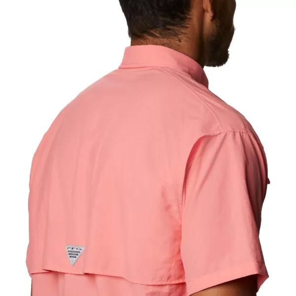 Columbia Mens Bahama II Short Sleeve ShirtSalmon