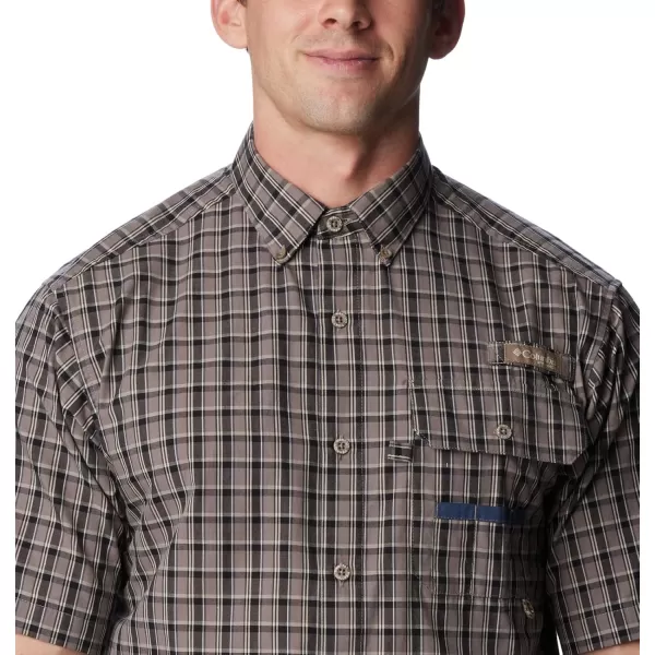 Columbia Mens Super Sharptail Short Sleeve ShirtIron Deer Stand Check